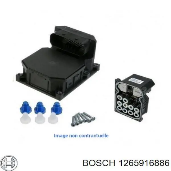 Модуль управления (ЭБУ) АБС (ABS) Bosch 1265916886