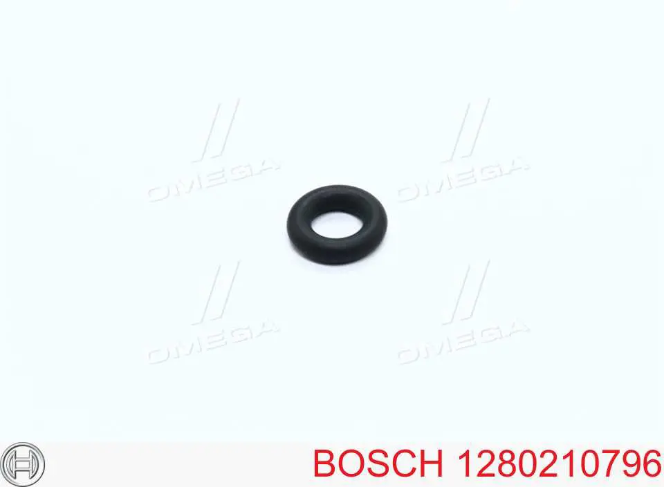 1280210796 Bosch кольцо (шайба форсунки инжектора посадочное)