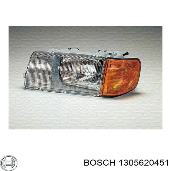 1305620451 Bosch стекло фары левой