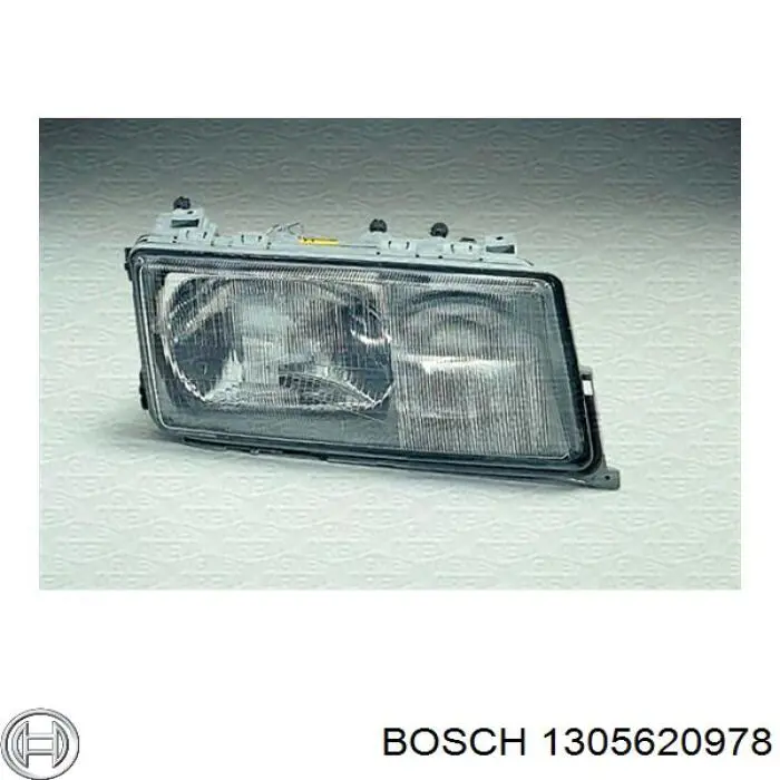 Стекло фары правой Bosch 1305620978