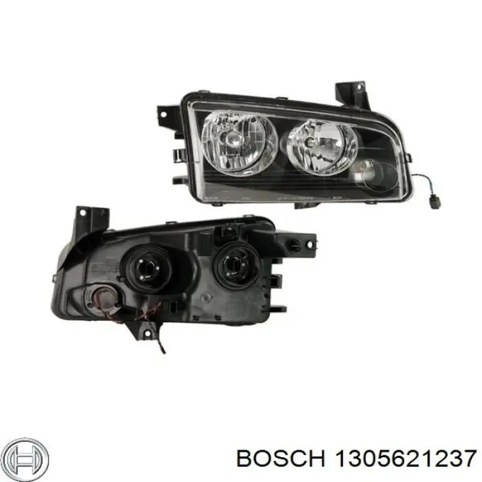 Купить 1305621237 Bosch Стекло фары левой