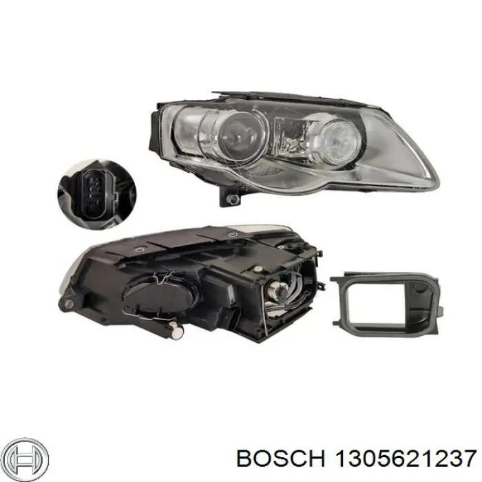 Стекло левого фонаря Bosch 1305621237