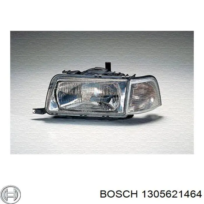 Стекло фары левой BOSCH 1305621464