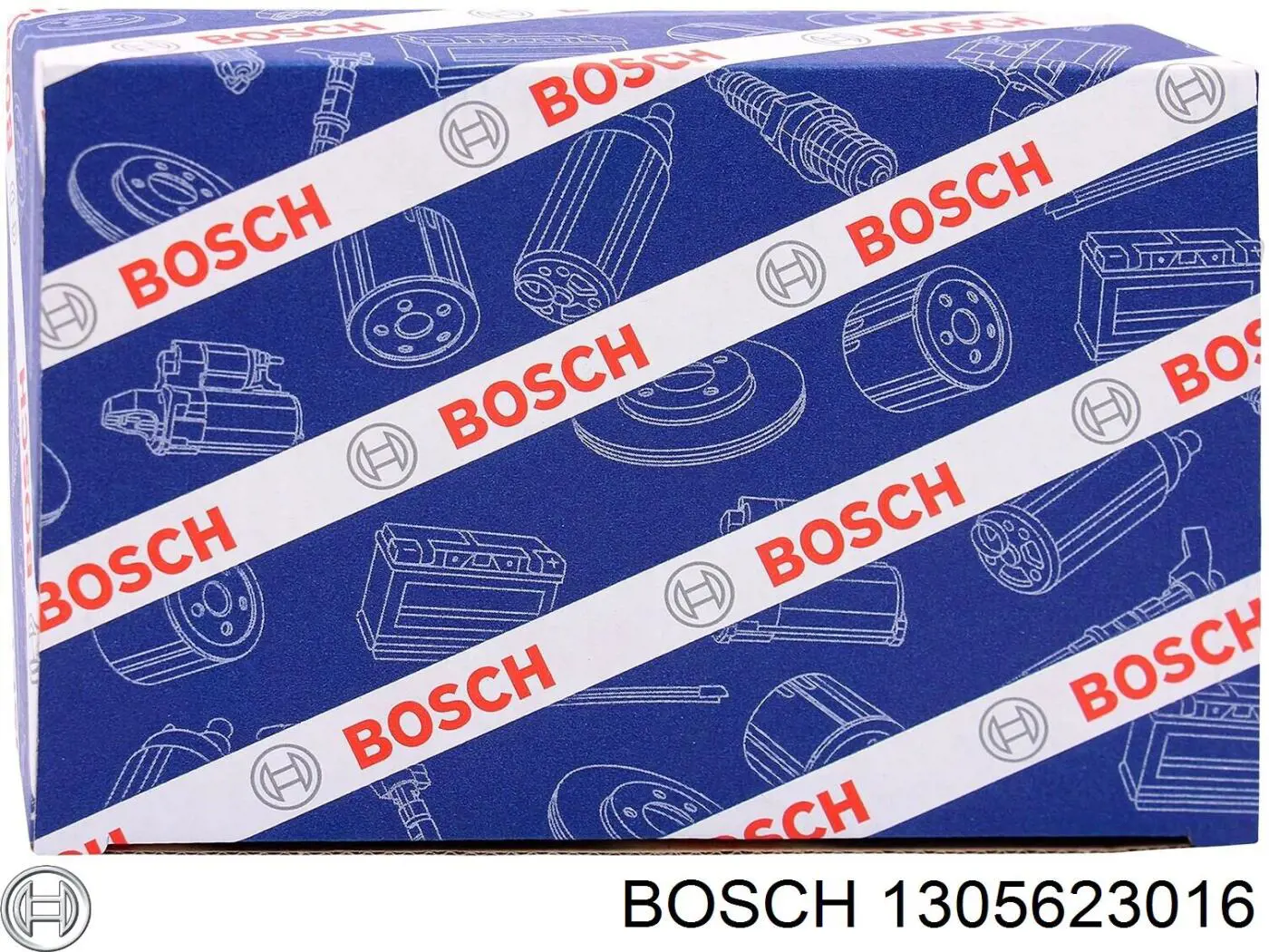 1305623016 Bosch стекло фары левой
