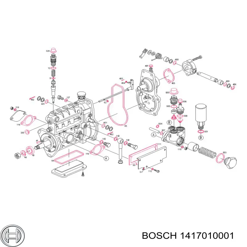 Ремкомплект ТНВД Lucas LDFF0012 цена, от 34.47 USD