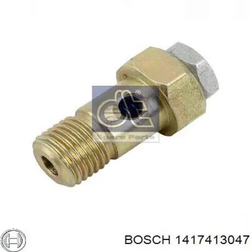 1417413047 Bosch обратный клапан возврата топлива