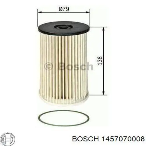 1457070008 Bosch Фильтр топлива
