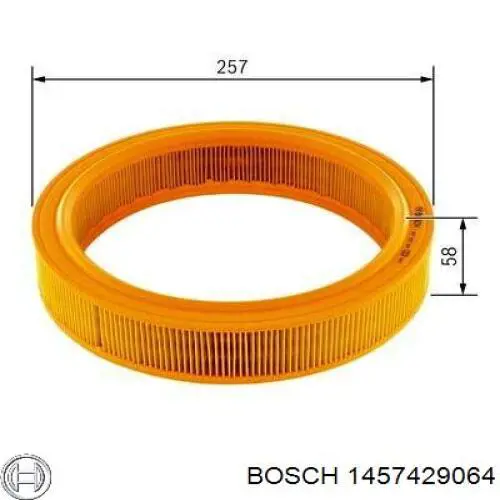 1457429064 Bosch воздушный фильтр