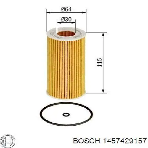 1457429157 Bosch Масляный фильтр двигателя
