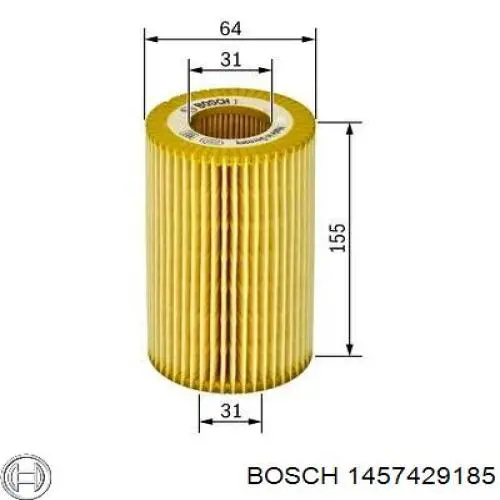 1457429185 Bosch Масляный фильтр двигателя