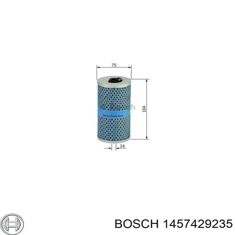 1457429235 Bosch Масляный фильтр двигателя