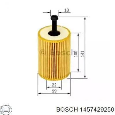 1 457 429 250 Bosch фильтр масляный