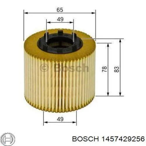 Фильтр масла Bosch 1457429256