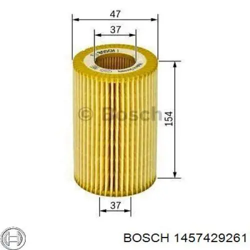 Фильтр очистки масла центробежный Bosch 1457429261 цена, от 7.60 USD