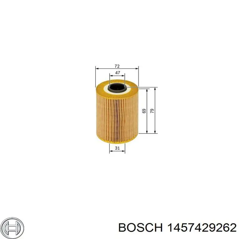 1457429262 Bosch Масляный фильтр двигателя