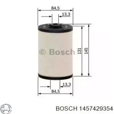 Filtro combustible 1457429354 Bosch