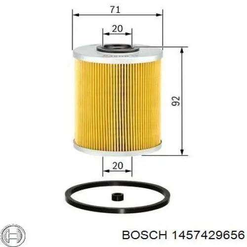 1457429656 Bosch Фильтр топлива