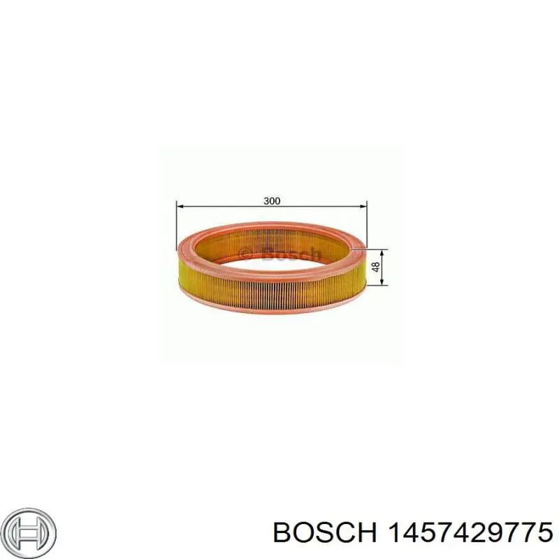 Filtro de aire 1457429775 Bosch