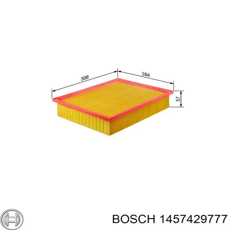 Воздушный фильтр 1457429777 Bosch