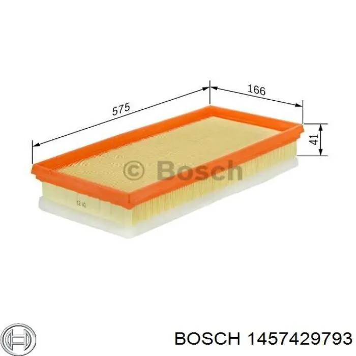 Filtro de aire 1457429793 Bosch