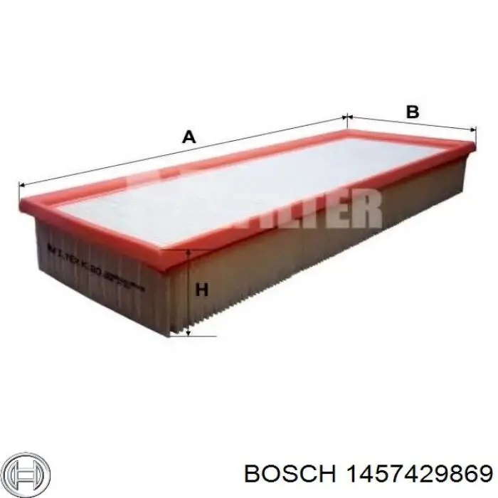 Элемент воздушного фильтра Bosch 1457429869 цена, от 9.22 USD