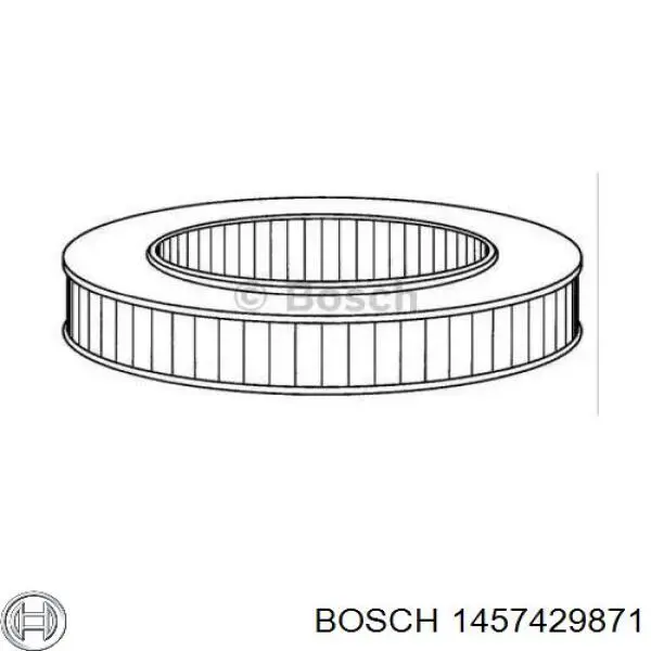 Воздушный фильтр 1457429871 Bosch