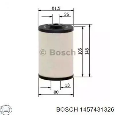 Топливный фильтр 1457431326 Bosch