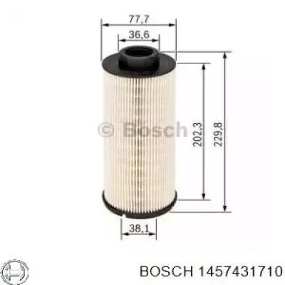 1457431710 Bosch топливный фильтр
