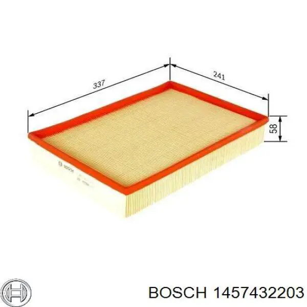 1457432203 Bosch воздушный фильтр