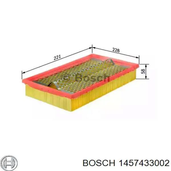 Фильтр воздушный Bosch 1457433002
