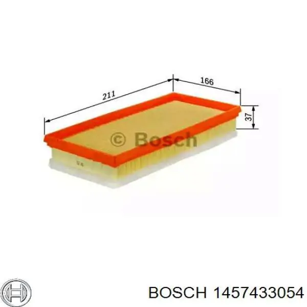 1457433054 Bosch воздушный фильтр