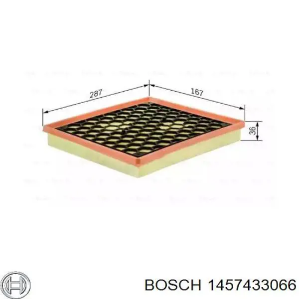 1457433066 Bosch воздушный фильтр