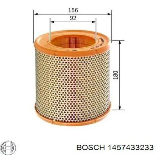 Воздушный фильтр 1457433233 Bosch