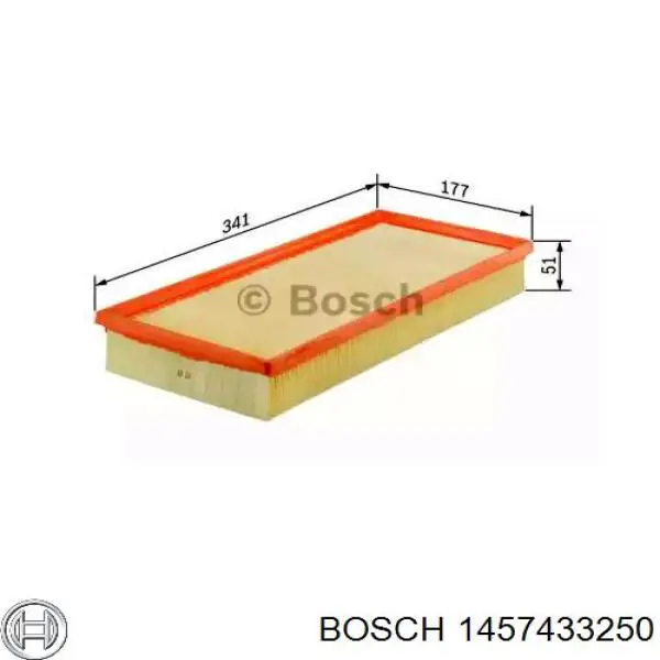 Воздушный фильтр 1457433250 Bosch