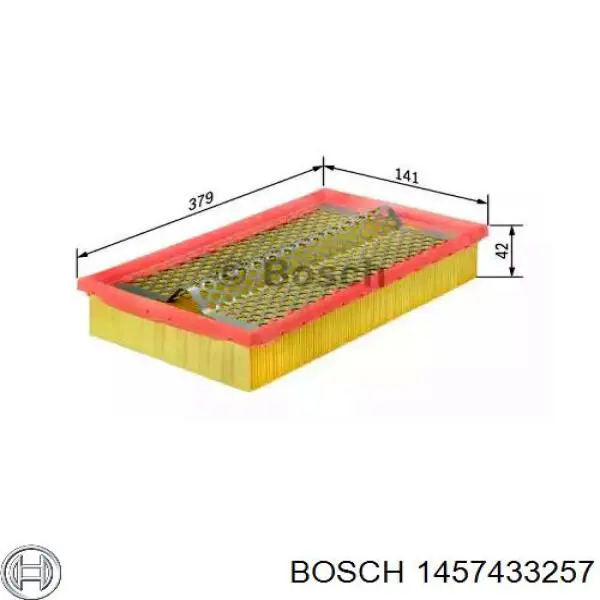 1457433257 Bosch воздушный фильтр