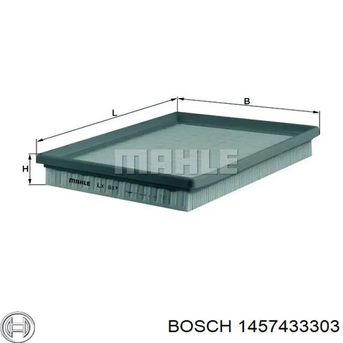 1457433303 Bosch воздушный фильтр