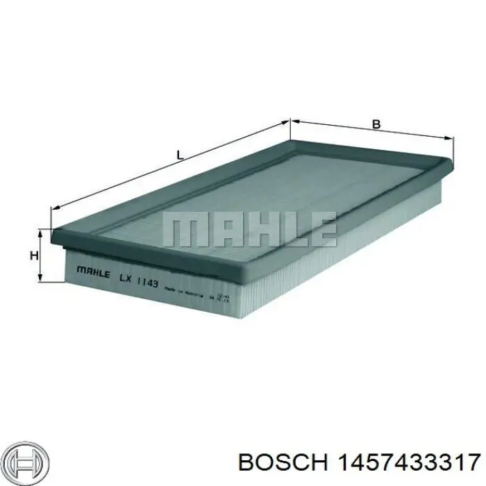 Фильтр воздушный Bosch 1457433317