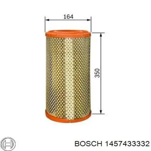 Filtro de aire 1457433332 Bosch