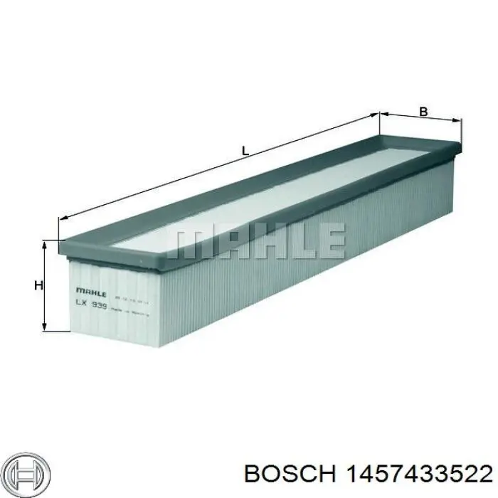 1457433522 Bosch воздушный фильтр