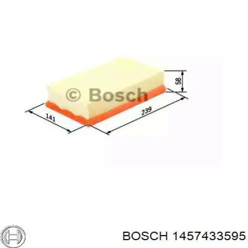 1457433595 Bosch Воздушный фильтр двигателя