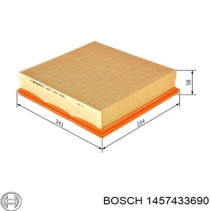 Фильтр воздушный Bosch 1457433690