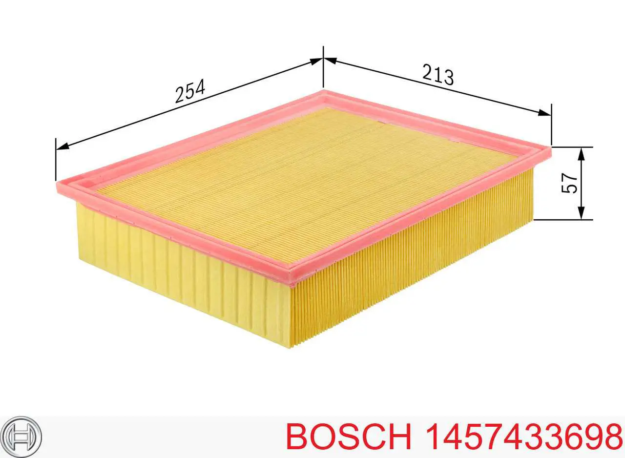 Фильтр воздушный Bosch 1457433698