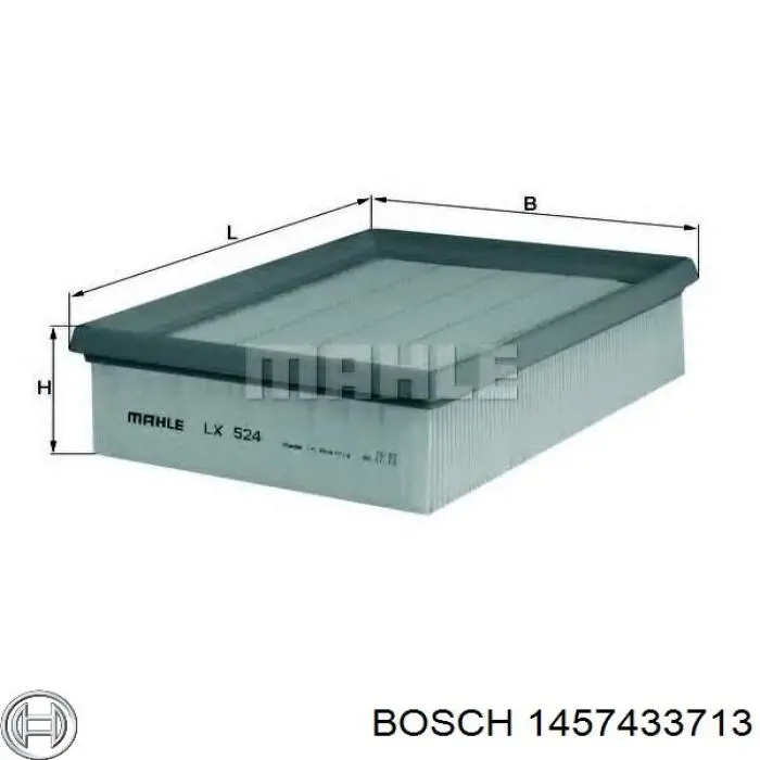 Купить 1457433713 Bosch Автомобильный фильтр воздуха