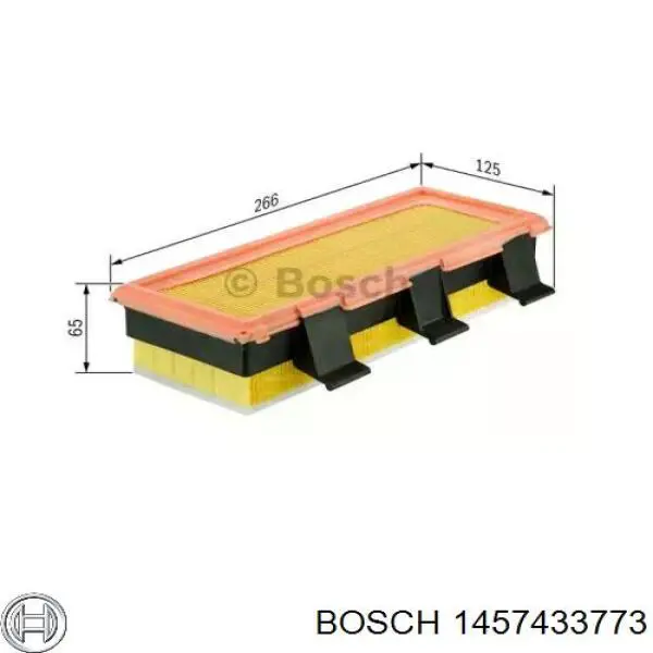 Filtro de aire 1457433773 Bosch