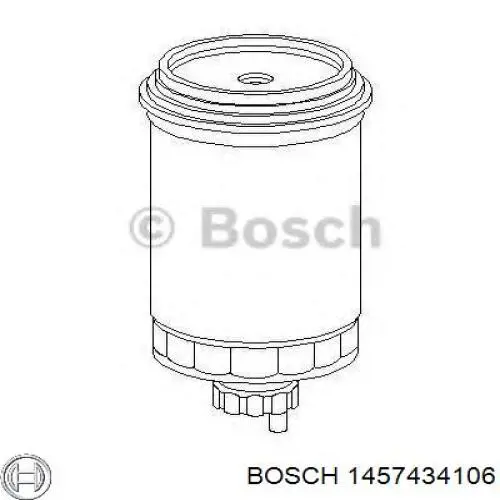 Купить 1457434106 Bosch Фильтр-отстойник топлива грубой очистки