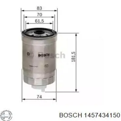 1457434150 Bosch топливный фильтр
