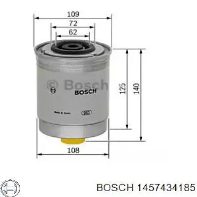 Топливный фильтр 1457434185 Bosch