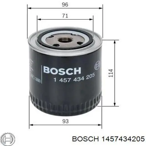 Filtro combustible 1457434205 Bosch