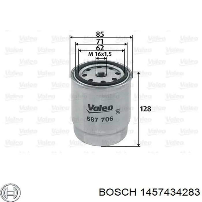 1457434283 Bosch Фильтр топлива