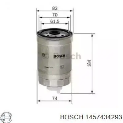 Топливный фильтр 1457434293 Bosch